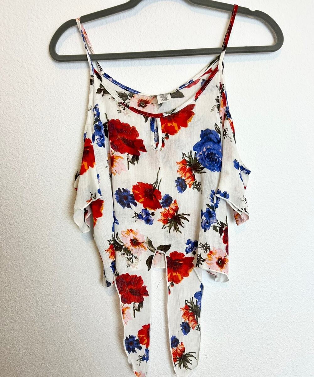 Women's Floral blouse top size small